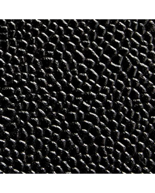 Thom Browne Black Leather Half-Zip Wallet for men