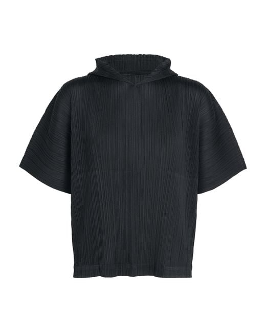 Pleats Please Issey Miyake Black Monthly Colors August Top