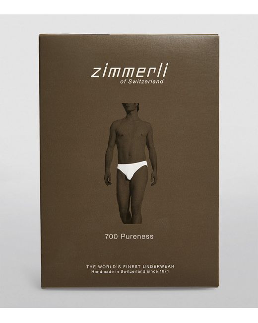 Zimmerli of Switzerland White Stretch-Modal Pureness Briefs for men