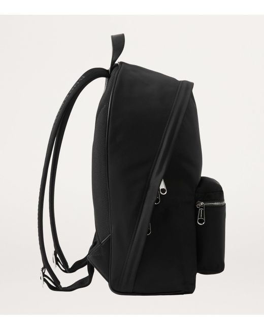 Burberry Black Nylon Logo Backpack for men