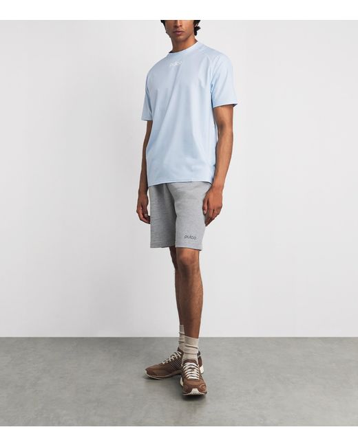 Pulco Studios Gray Relaxed Shorts for men