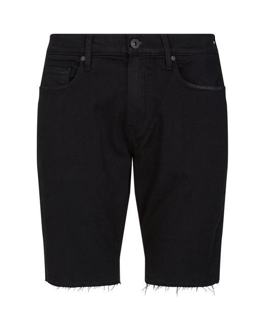 PAIGE Denim Federal Shorts in Black for Men - Lyst