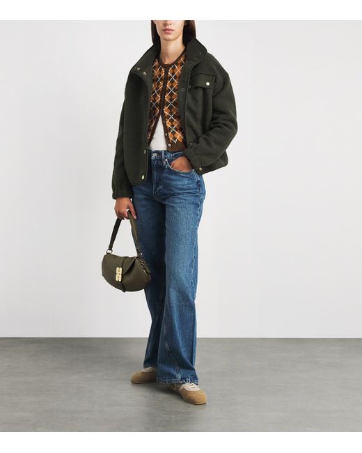 Barbour Black Fleece Mabel Bomber Jacket