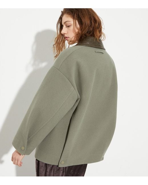 MAX&Co. Green Virgin Wool Coat