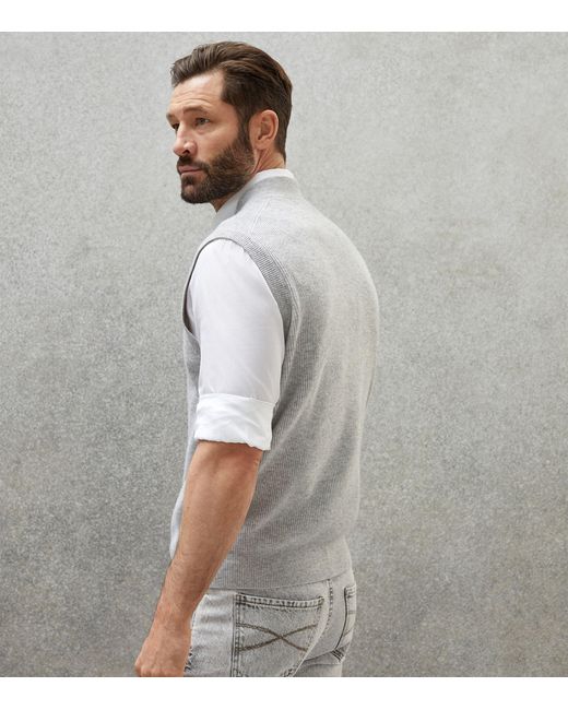 brunello cucinelli cashmere vest