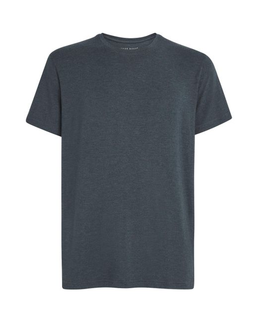 Derek Rose Blue Micro Modal T-Shirt for men