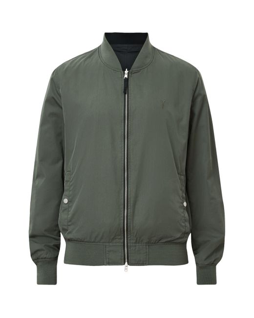 AllSaints Black Reversible Bassett Bomber Jacket for men