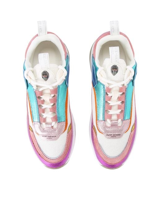 Kurt Geiger Pink Kensington Sneakers