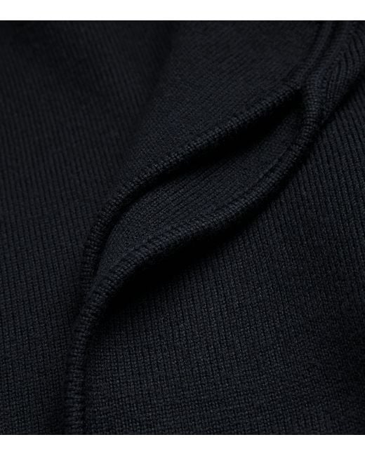 Totême  Black Wool-Blend Rollneck Sweater