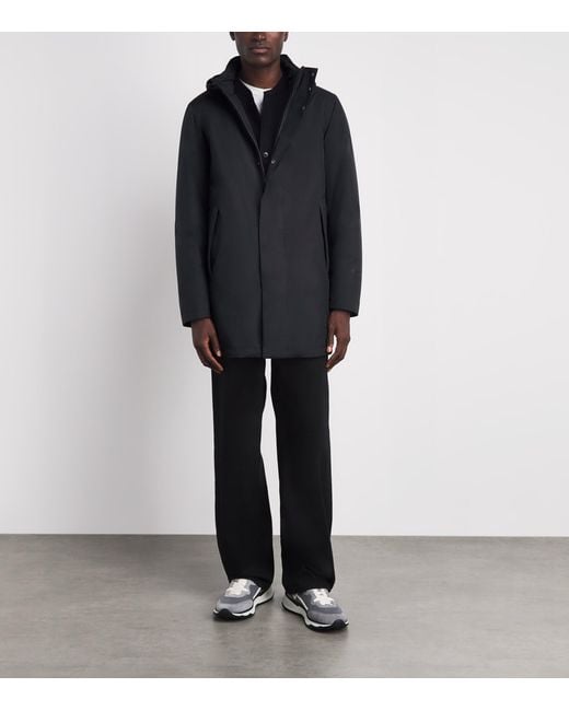 Herno Blue Down 2-Layer Gortex Parka for men