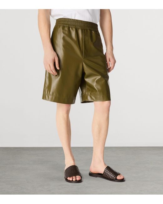 Bottega Veneta Brown Lambskin Elio Mules for men