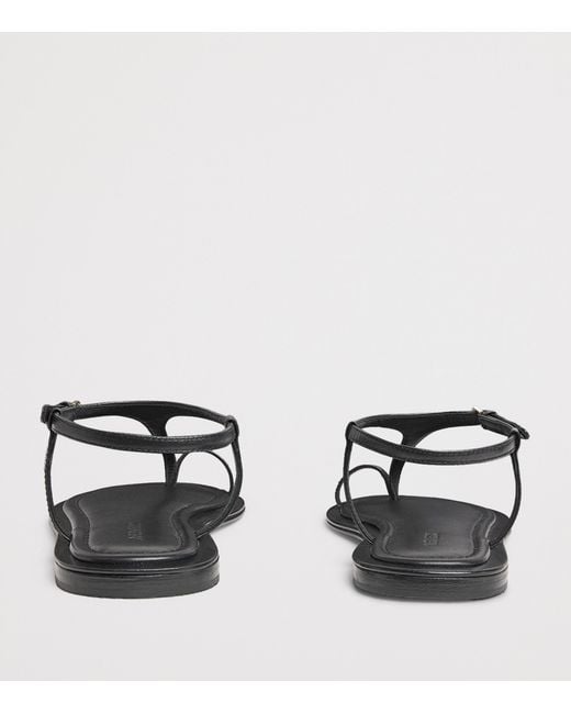 A.Emery Brown Leather Alta Sandals