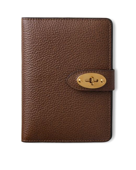 Mulberry Brown Leather Darley Passport Holder