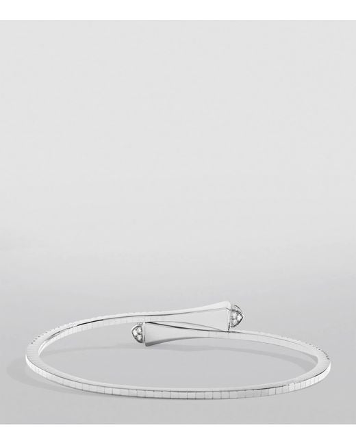 Marli New York White And Diamond Cleo Slim Bracelet