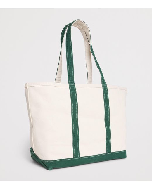 Polo Ralph Lauren White Cotton Canvas Polo Pony Tote Bag for men