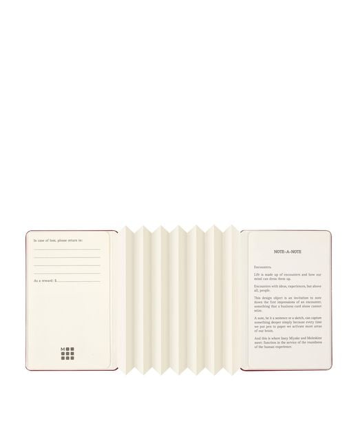Moleskine Red X Miyake Design Studio Business Card Holder