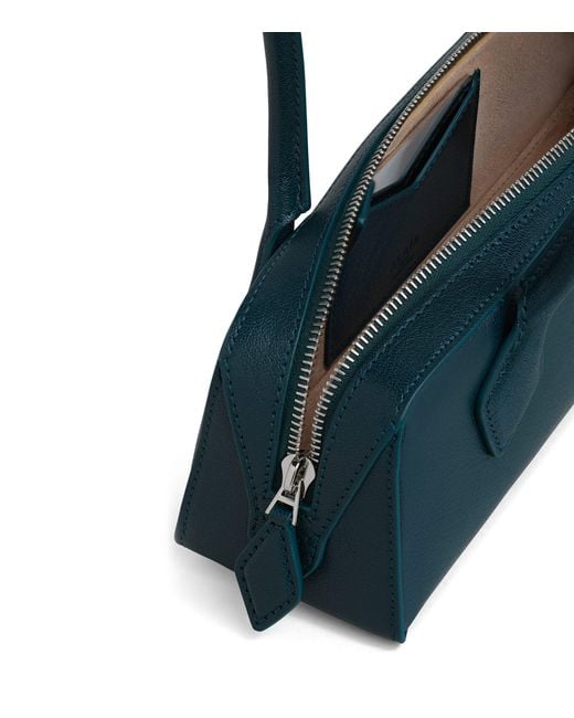Alaïa Green Small Leather Le Teckel Shoulder Bag