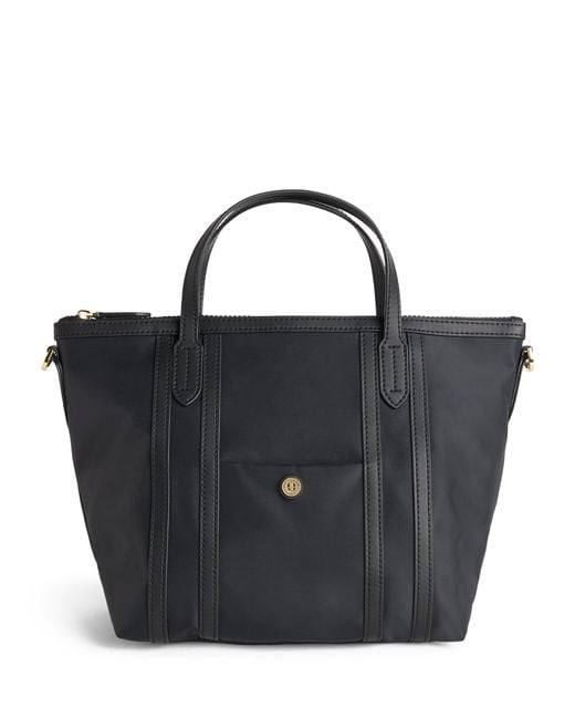 Harrods Black Grab Nylon Jetsetter Tote Bag