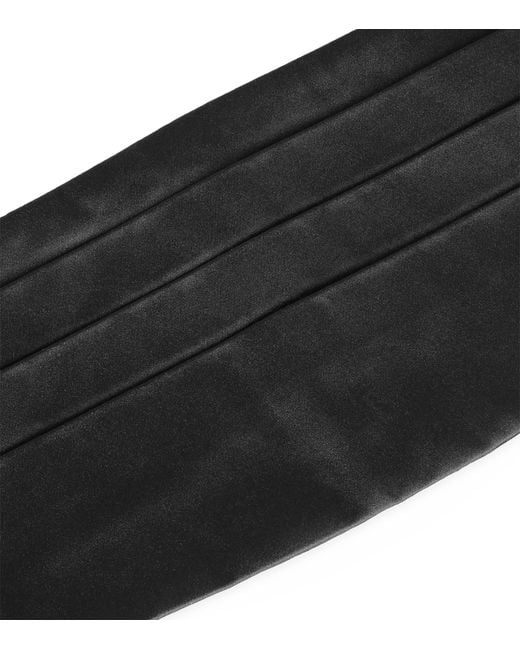 Dolce & Gabbana Black Silk Cummerbund