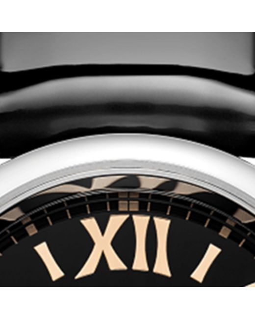 Chopard Black Stainless Steel, And Diamond Happy Sport Watch