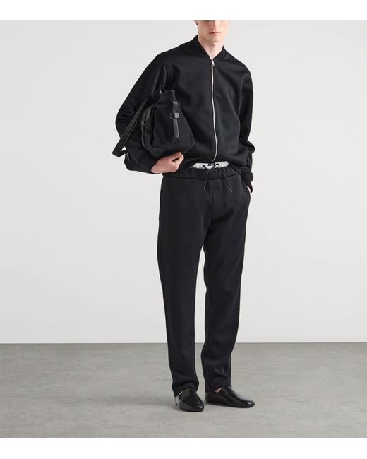 Prada Black Technical Jersey Sweatpants for men
