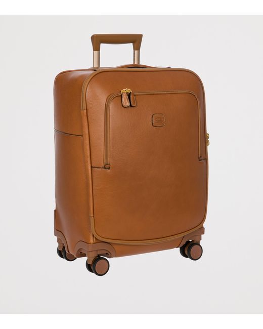 Bric's Brown Leather Life Pelle Suitcase