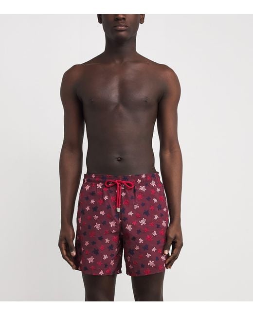 Vilebrequin Embroidered Turtle Mistral Swim Shorts for men