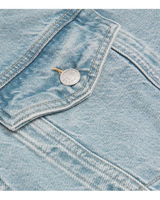 Samsøe & Samsøe Blue Organic Cotton Denim Jacket