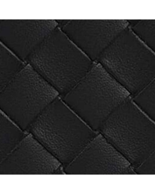 Bottega Veneta Black Intrecciato Piccolo Card Holder for men