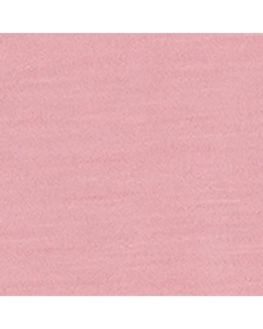 Burberry Pink Wool-Silk Check Panel T-Shirt