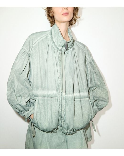 MAX&Co. Green Oversized Zip-Up Jacket