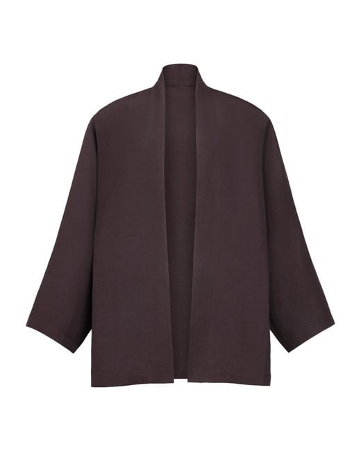 Alaïa Purple Paper-Blend Straight Jacket