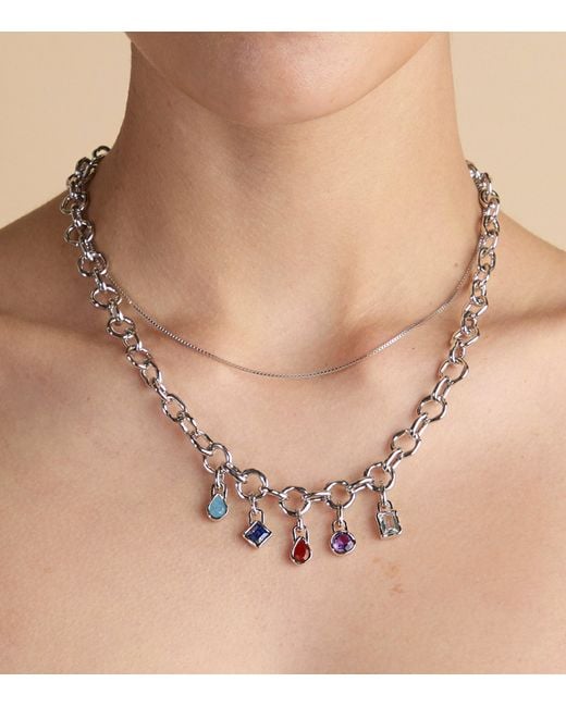 Astrid & Miyu Red Plated July Birthstone Charm