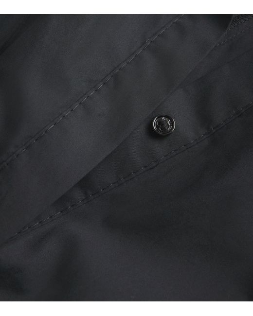 MAX&Co. Black Cotton Poplin Shirt Dress