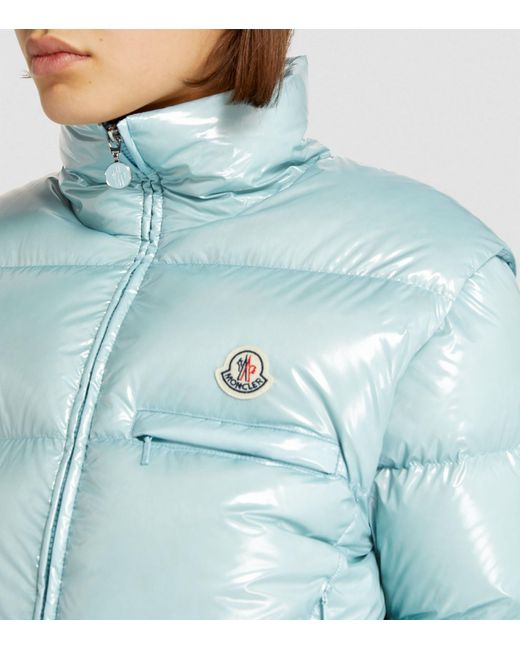 Moncler Blue Down-filled Almo Puffer Jacket