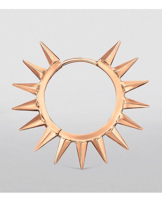 Maria Tash Pink Metal Mohawk Hoop Earring for men