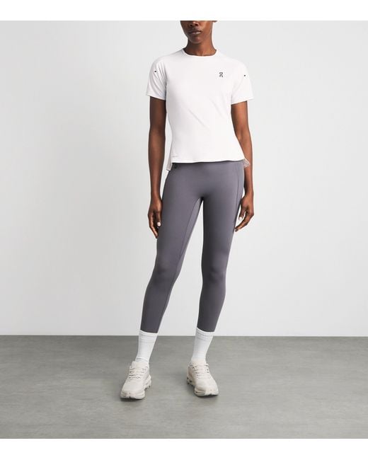 On Shoes White Performance T-Shirt