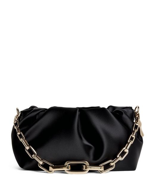 Christian Louboutin Black Eva Small Neoprene Shoulder Bag