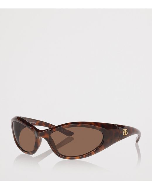 Balenciaga Brown Cat Eye Sunglasses