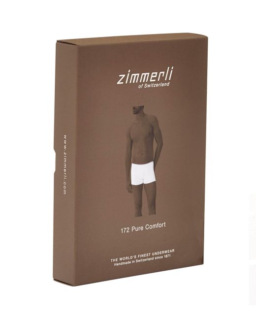 Zimmerli of Switzerland Black 172 Pure Comfort Trunks for men