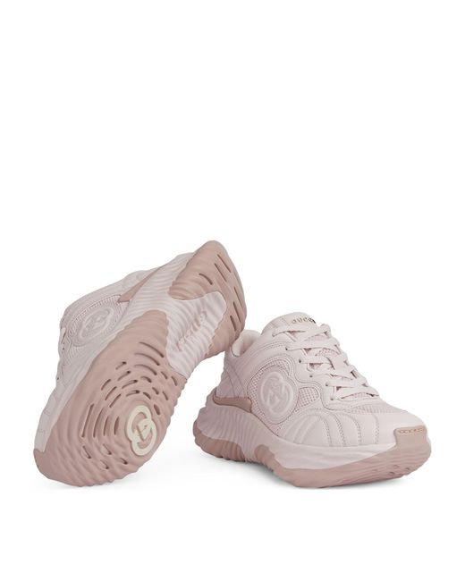 Gucci Pink Ripple Trainer