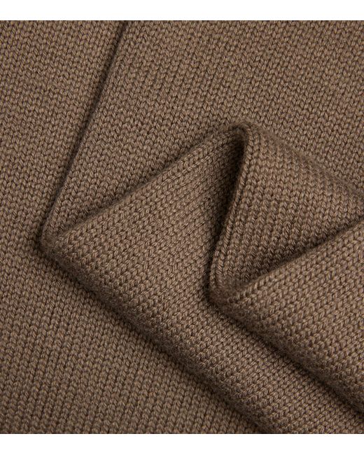 Studio Nicholson Brown Merino Wool-cotton Sweater for men