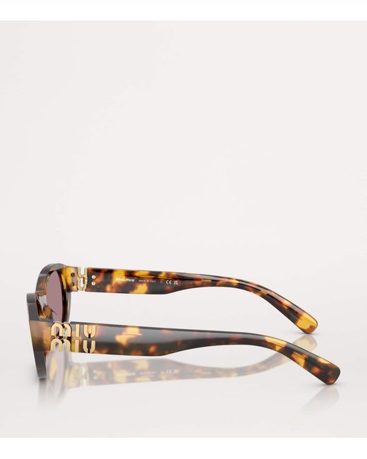 Miu Miu Pink Acetate Square Mua03S Sunglasses