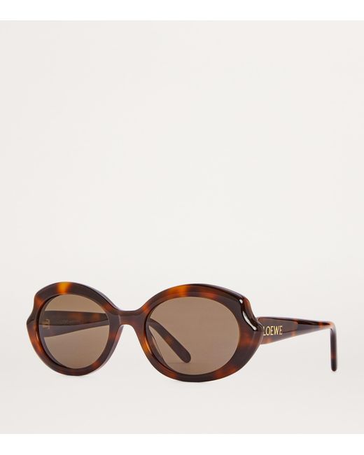 Loewe Brown Mini Oval Sunglasses