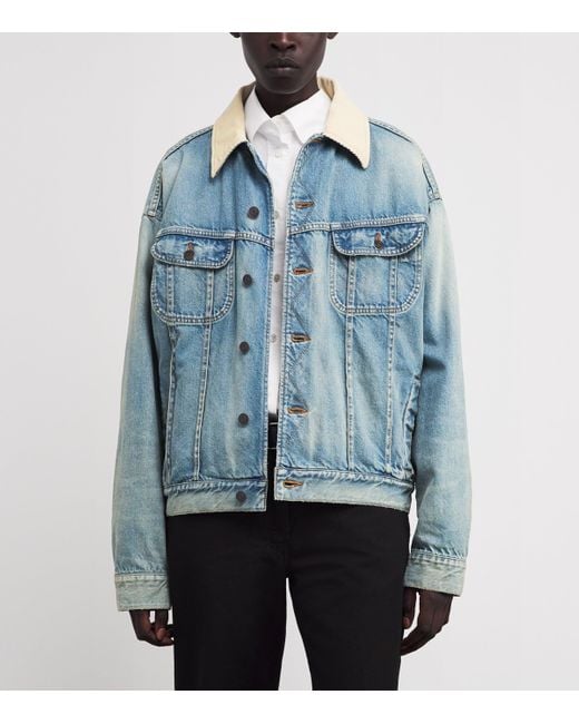 【送料&関税込】The Row Light Blue Cotton Jorelle Denim Jack Jorelle Jacket Blue in Cotton – The Row