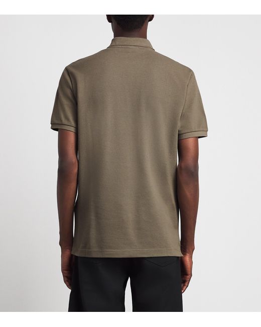 Stone Island Green Organic Cotton Ghost Polo Shirt for men