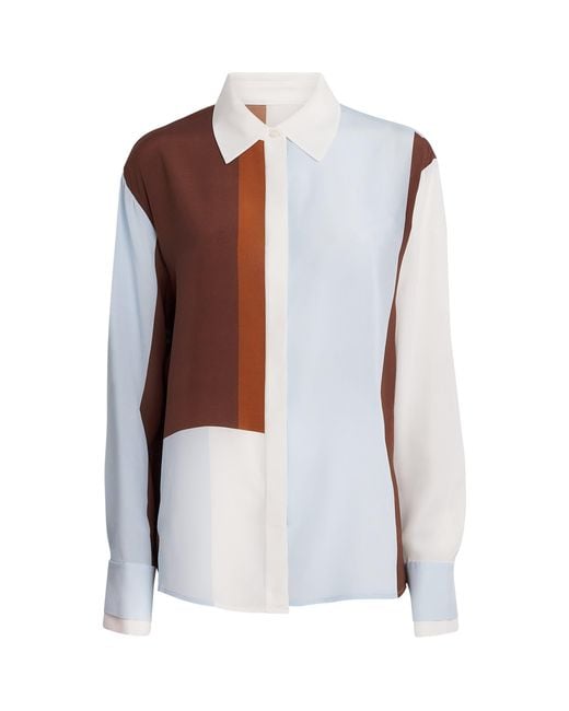 Sir Brown Silk Marais Shirt