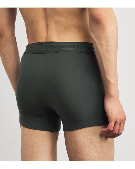 Che Studios Green Logo-Waist Trunks for men