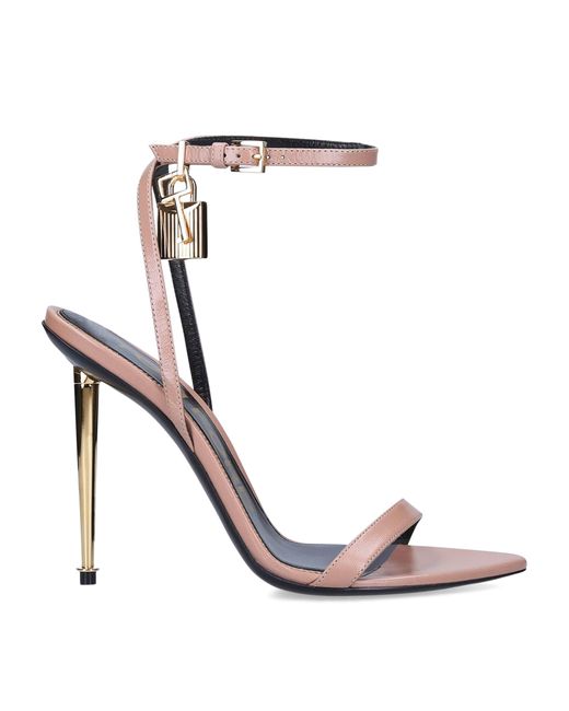 Tom Ford Multicolor Leather Padlock Sandals 105
