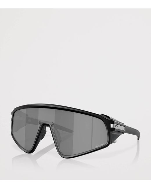 Oakley Gray Latch Panel Shield Sunglasses